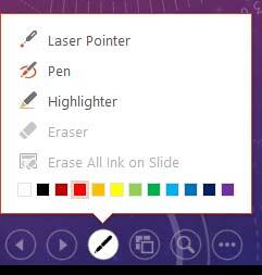 Pen options Pen options