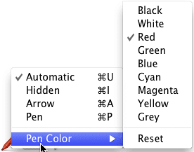 Pen options