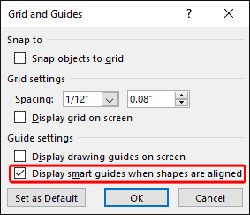 Grid and Guides dialog box