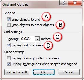 Grid and Guides dialog box