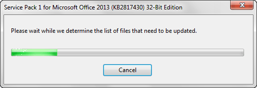 Installer determining the list of files that need to be updated Installer determining the list of files that need to be updated