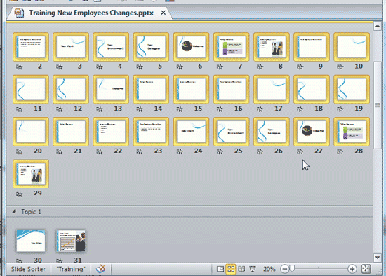 Result of selecting Expand All option Result of selecting Expand All option