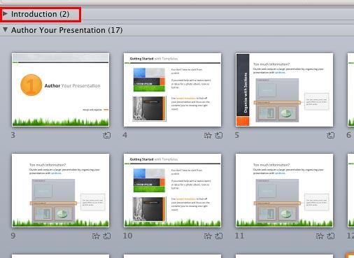 Selected section collapsed Selected section collapsed