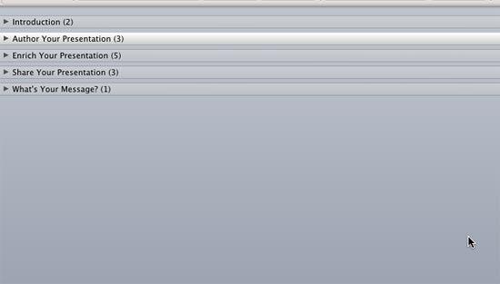 Result of selecting Collapse All option Result of selecting Collapse All option