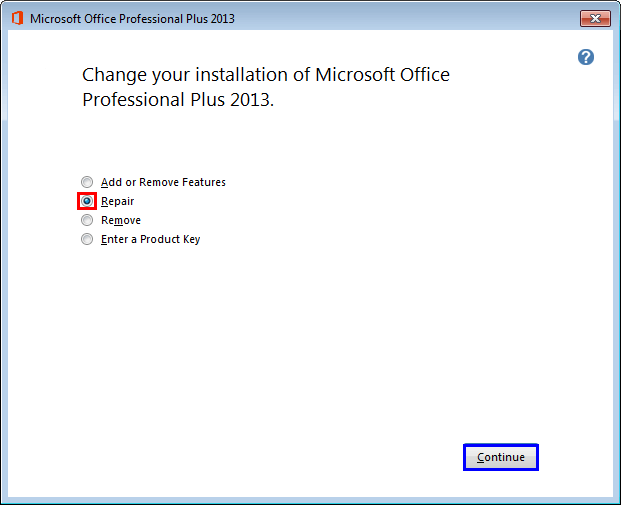 How would you like to repair your Office programs? How would you like to repair your Office programs?