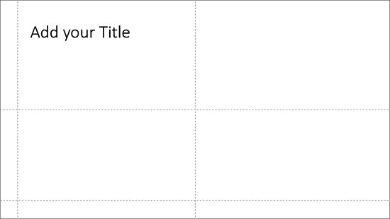 Multiple guides on slide