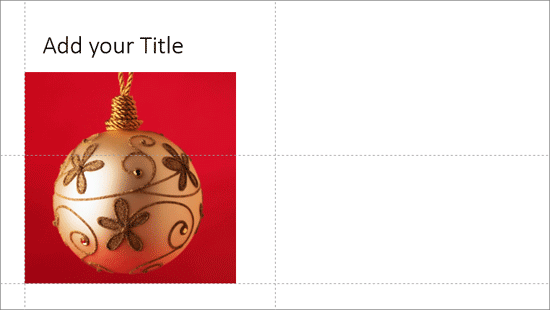 Rectangle with a picture fill on slide 1