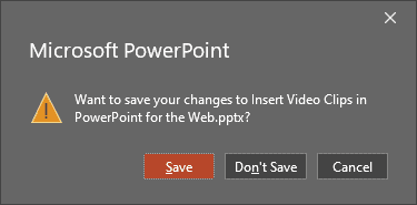 Save your presentation Save your presentation