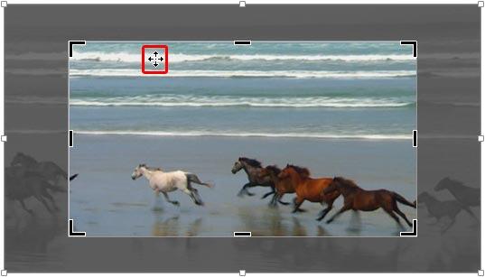 Video clip being cropped Video clip being cropped
