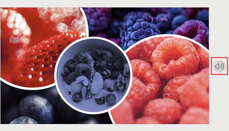 Drag the audio icon off the Slide Area