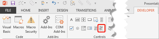 More Controls button