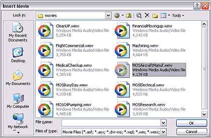 Insert Movie Insert Movie