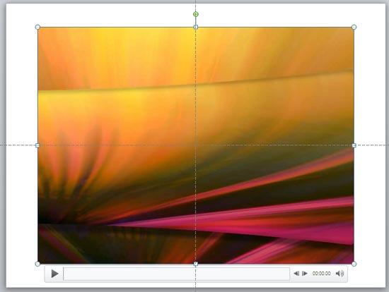 Video placed on slide Video placed on slide