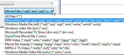 List of video file types
