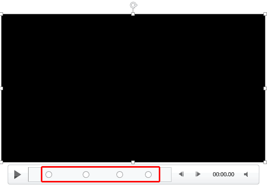 Video clip with multiple Bookmarks added