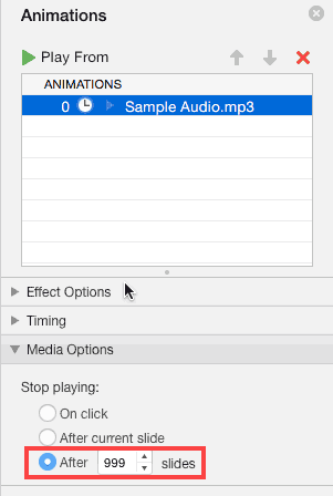 Stop playing after 999 slides Stop playing after 999 slides