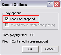 Sound Options Sound Options