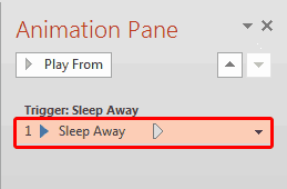 Animation Pane Task Pane