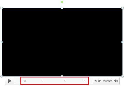 Video clip with multiple Bookmarks added