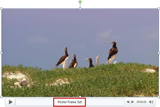 Current frame set as Poster Frame