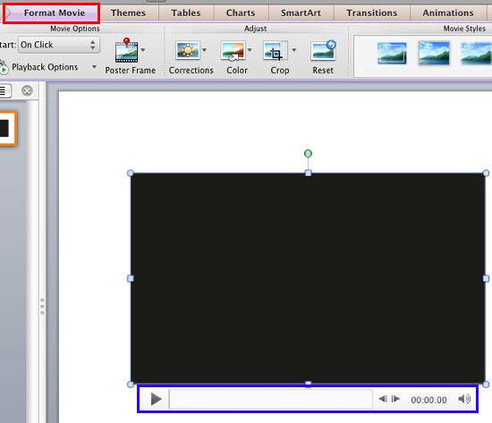 Movie before adding a Poster Frame