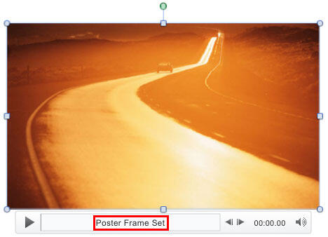 Image set as Poster Frame