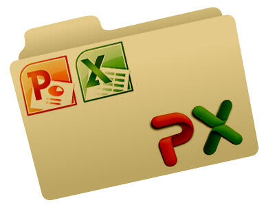 Single folder should contain all the PowerPoint and Excel files that you work with