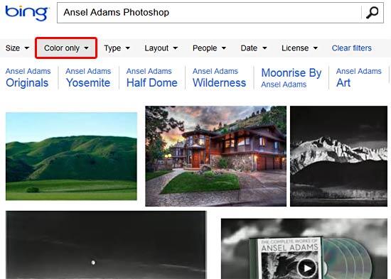 Pictures filtered to show "Color only" results Pictures filtered to show "Color only" results