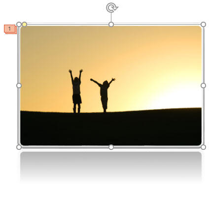 Picture applied with various enhancing options