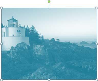 Selected picture recolored