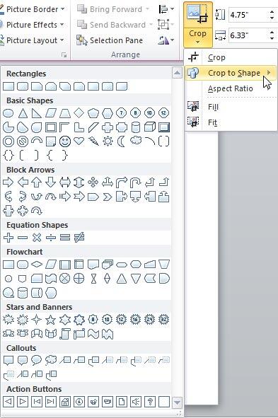 Crop to Shape sub-gallery