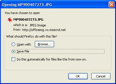 Saving the selected clip media