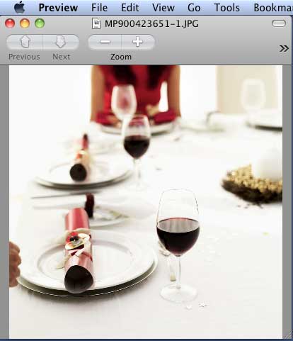 Downloaded clip media opened in Preview image viewer Downloaded clip media opened in Preview image viewer