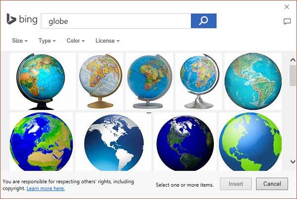 Window showing all the pictures