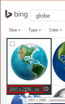 Hyperlink to the source of the picture