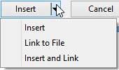 Insert Picture options