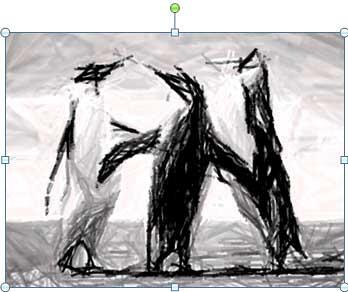 Selected picture with fine-tuned filter effect