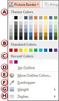 Picture Border drop-down gallery Picture Border drop-down gallery