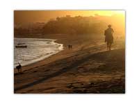 Black, Center Shadow Rectangle Frame