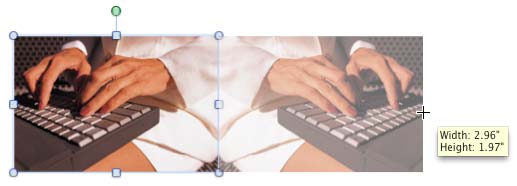 Drag beyond to the other side to flip a picture Drag beyond to the other side to flip a picture