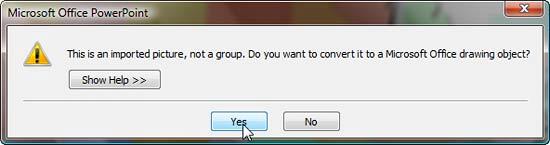 Converting Picture to Microsoft Office drawing object