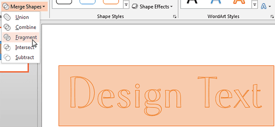 Fragment option to be selected