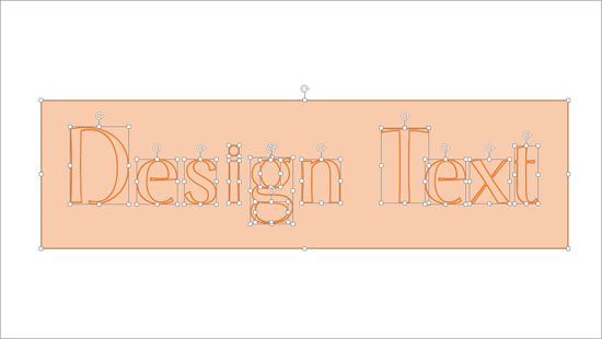 Result after applying the Fragment option