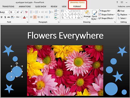 Drawing Tools Format