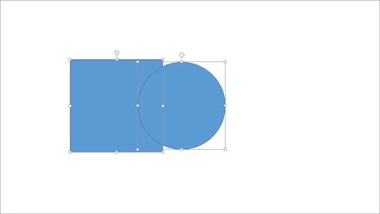 Two overlapped shapes