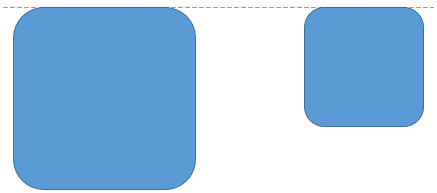 Repositioning the shapes