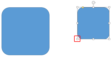 Square with several handles