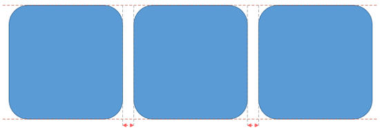 Shapes distributed accurately Shapes distributed accurately