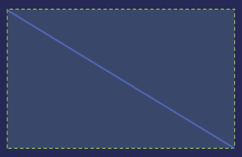 Imaginary rectangle with diagonal line in PowerPoint 365 for Mac Imaginary rectangle with diagonal line in PowerPoint 365 for Mac