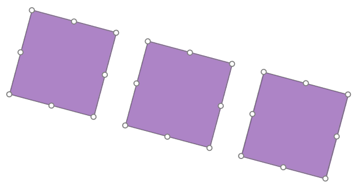 Rotated shapes ungrouped in PowerPoint for the Web